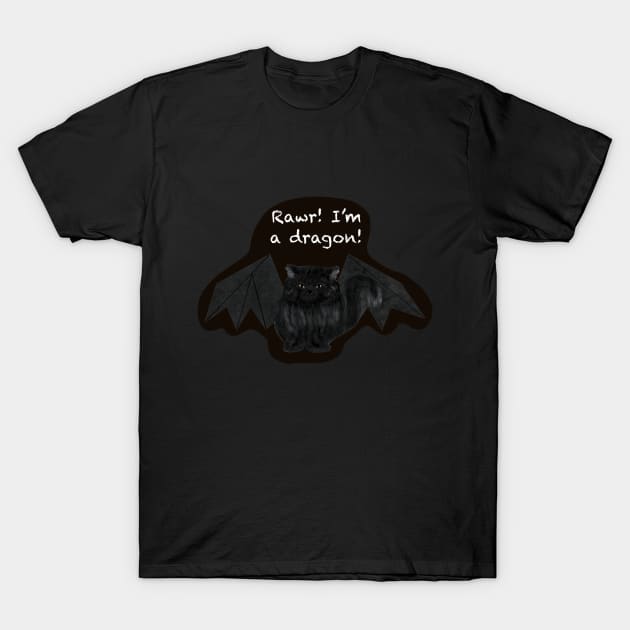 Shadow Dragon Dark T-Shirt by Daily Spark